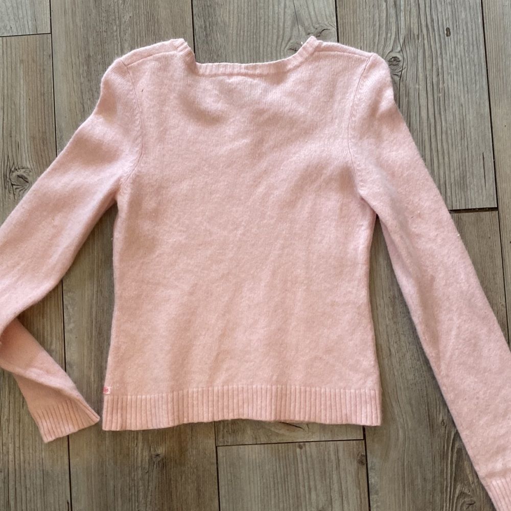 AMERICAN EAGLE LARGE Pink Wool Crew Neck Sweater - Picture 5 of 5